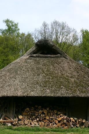 Das Windauge im Giebel des Sachsenhofs